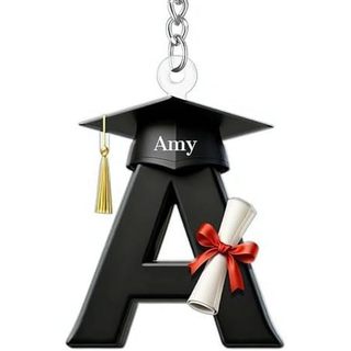 Chaveiro Acrílico De Formatura Personalizado Com Letras E Nomes , Classe De 2026 Presente Engraçado De Graduação Para Es