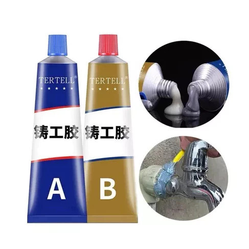 Cola para metal CAIXINHA Cola De Reparo Industrial Soldagem A Frio Resistente Ao Calor Pasta De Metal AB