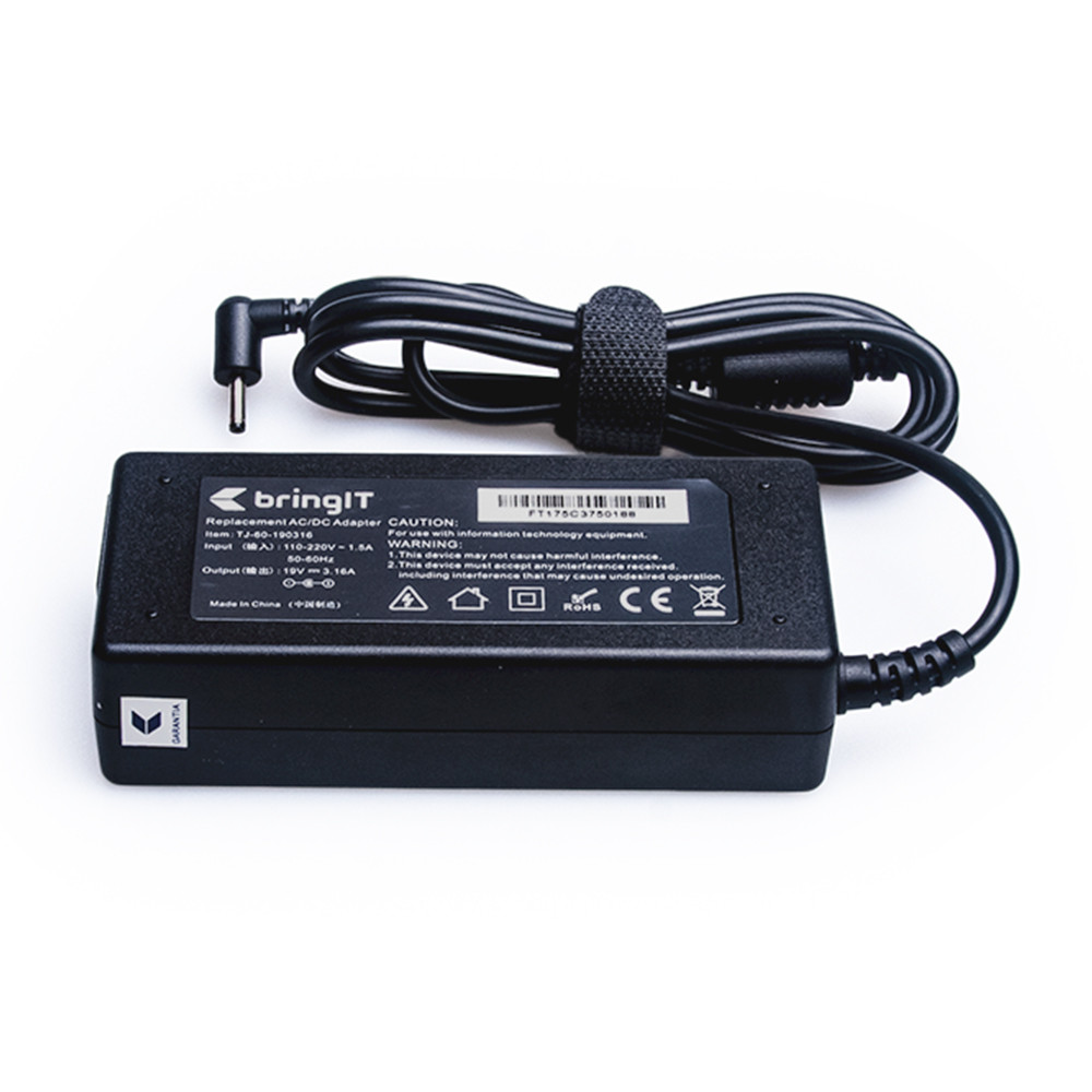 Fonte Carregador para Notebook Samsung Gamer NP550XDA-KF2BR 19V 3.16A 60W