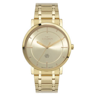 Relógio Technos Masculino Slim Dourado - GL32BZ/1X