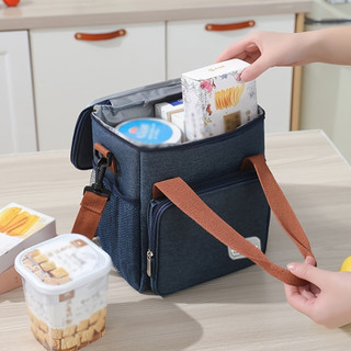 Bolsa Térmica Quadrada na moda saco de piquenique ao ar livre grande capacidade portátil fresco
