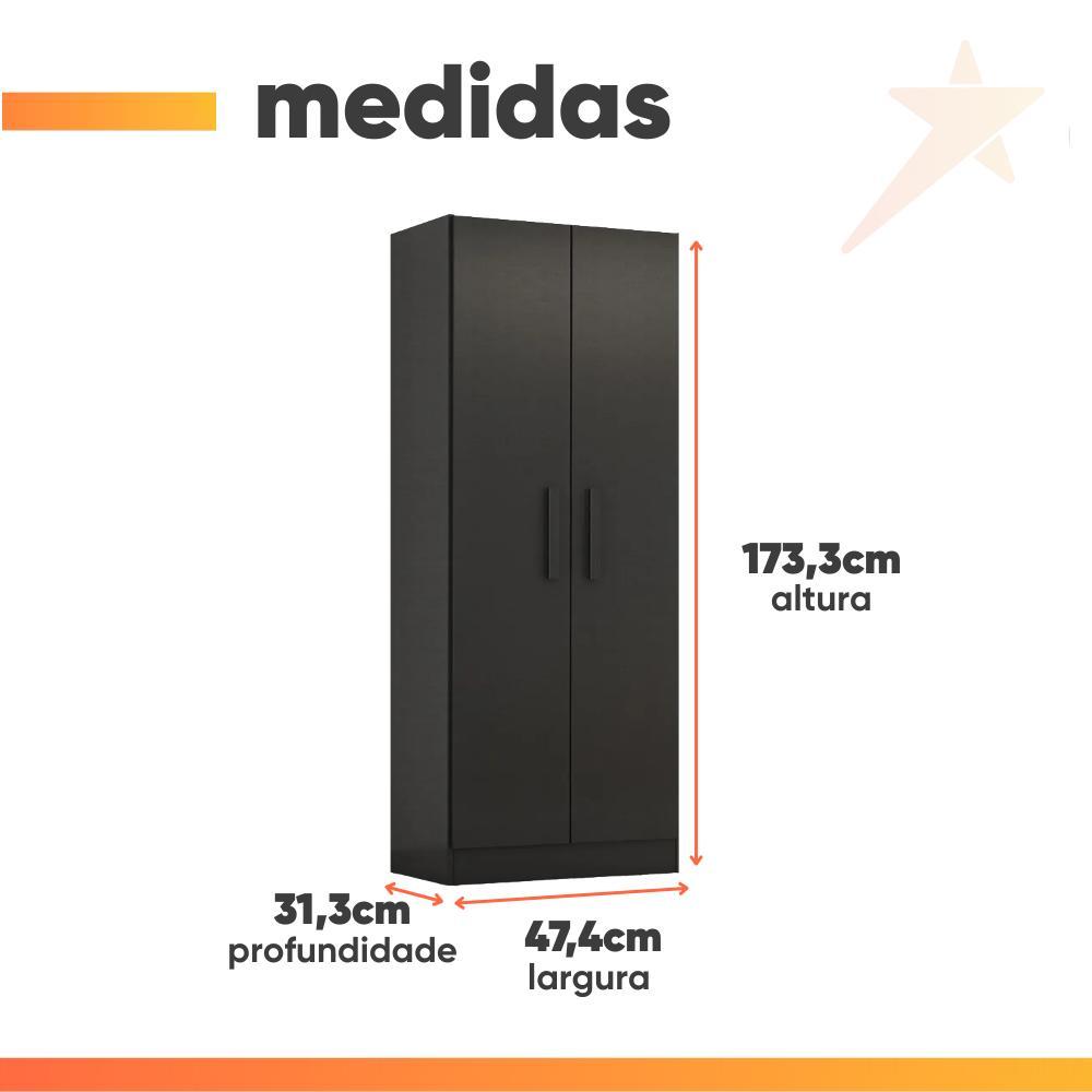 Armário Multiuso Organizador para Escritório ou Lavanderia 4 Prateleiras Belém Notável · foto 2
