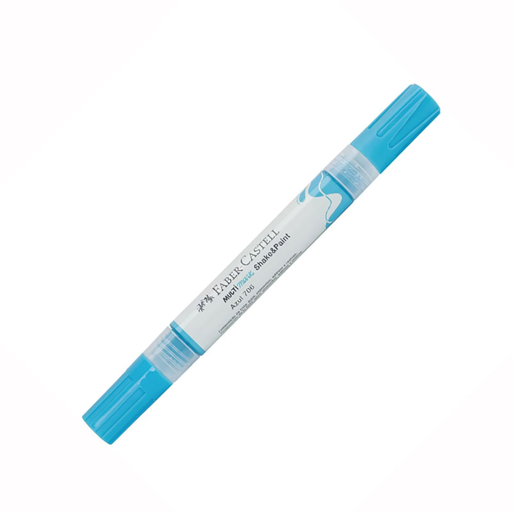 Pincel marcador multisuperfícies Multimark Azul MM/SPAZ706 Faber-Castell