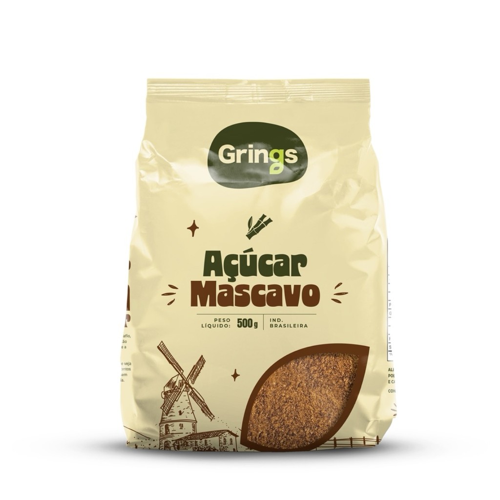 ACUCAR MASCAVO 500G GRINGS