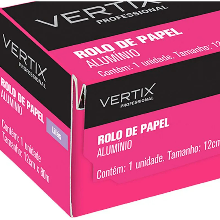 Rolo De Papel Aluminio Para Tintura Color Vertix LILÁS - 3233