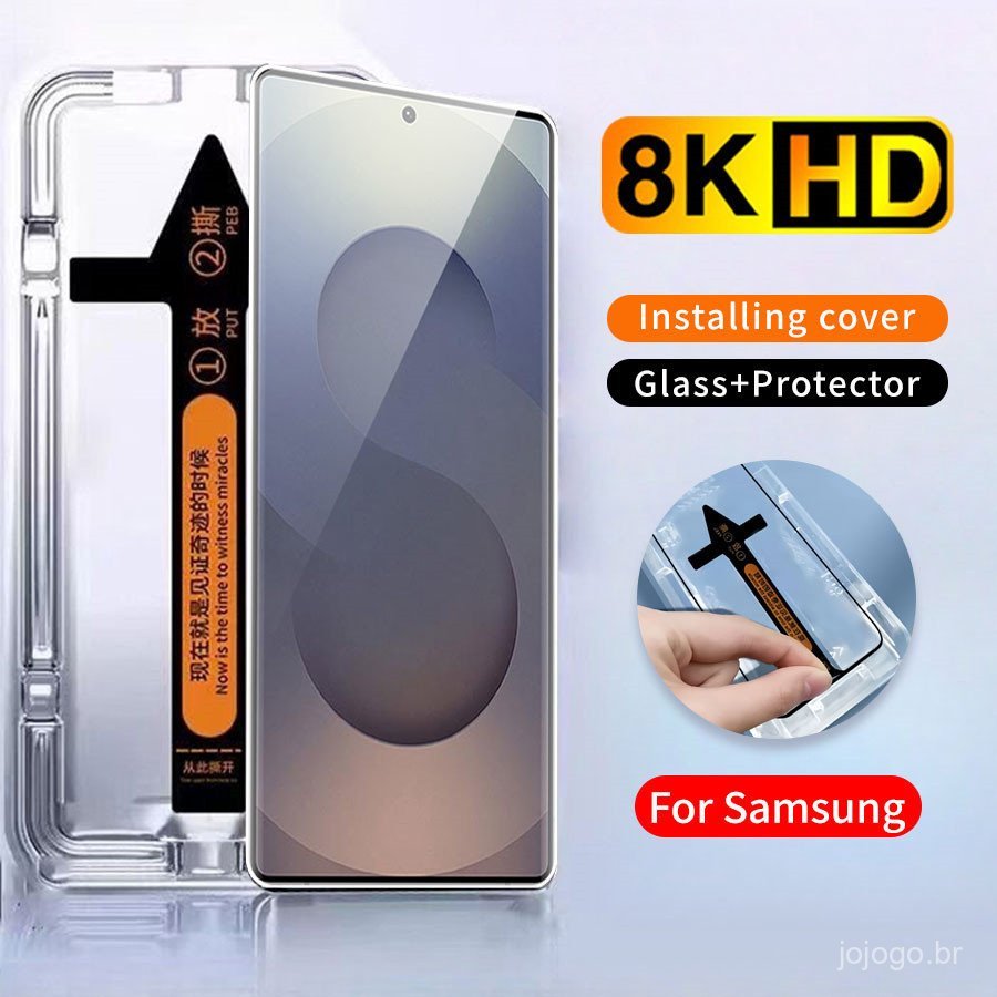 Película de vidro de privacidade fácil de instalar, adequada para Samsung Galaxy S26 Ultra S25 FE S23 S24 S20 S22 S21 Pl