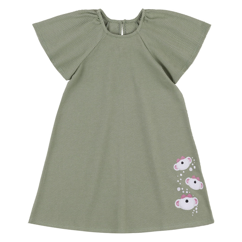 Vestido Curto Colmeia Infantil Menina Lilica Ripilica