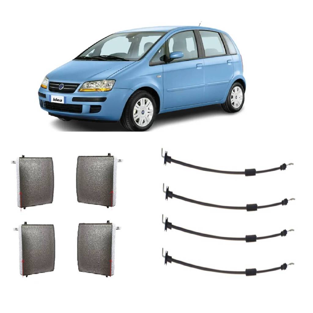 4 Macaneta Idea 2005 a 2016 Interna Porta Dianteira Traseira Esq Dir
