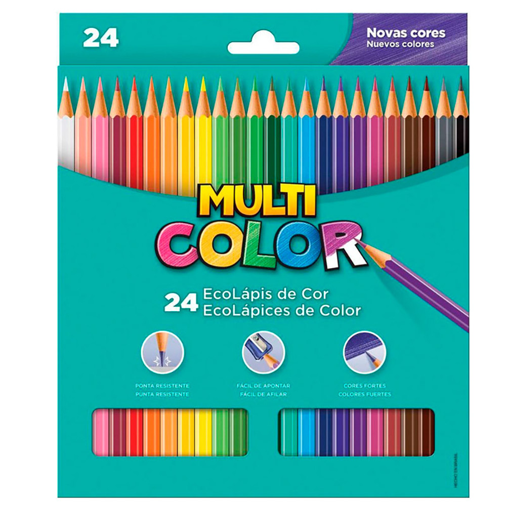 Lápis de cor 24 cores 11.2400N\315724 Multicolor