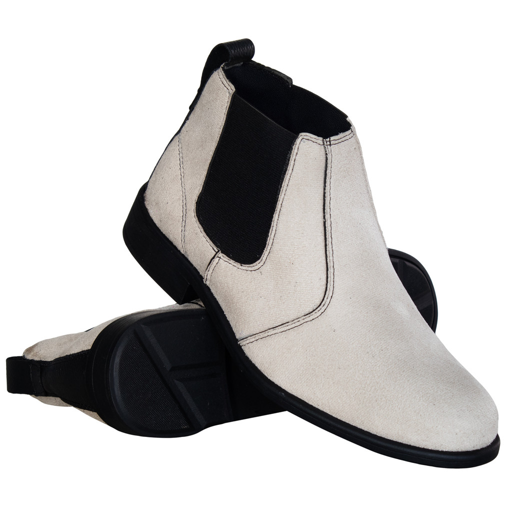 Bota Chelsea Masculina Bico Redondo Clássica Camurça Botina Bota Trabalho Casual Social Rural Fazenda Montaria 9010