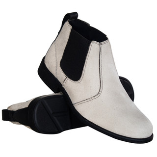 Bota Chelsea Masculina Bico Redondo Clássica Camurça Botina Bota Trabalho Casual Social Rural Fazenda Montaria 9010