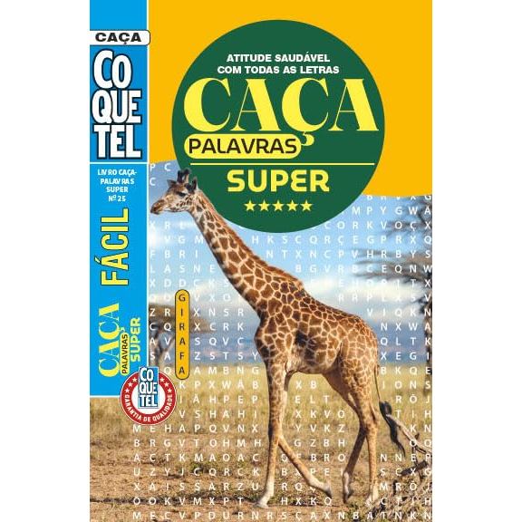 Coquetel Caça-Palavras | Super 25 | Atitude Saudável com Todas as Letras