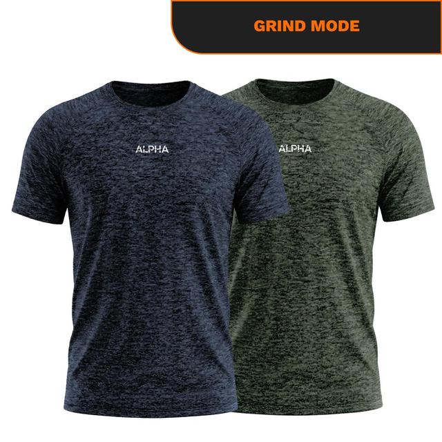 Kit 2 Camisetas Dry Treino Esporte Masculinas Alpha