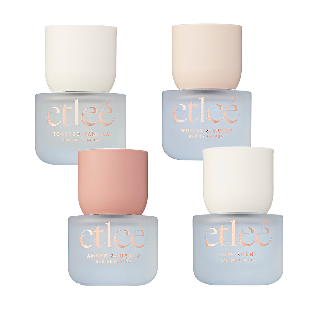 Kit Eau de Parfum Toasted Vanilla + Skin Scent + Wood Musk + Amber Bourbon 30mL Unissex - etleé