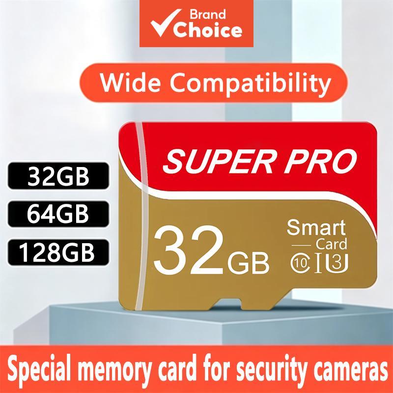 Cartão de Memória Dedicado de 32 GB, 64 GB, 128 GB, Classe 10, Alta Velocidade, Micro SD TF, Universal para Celular,