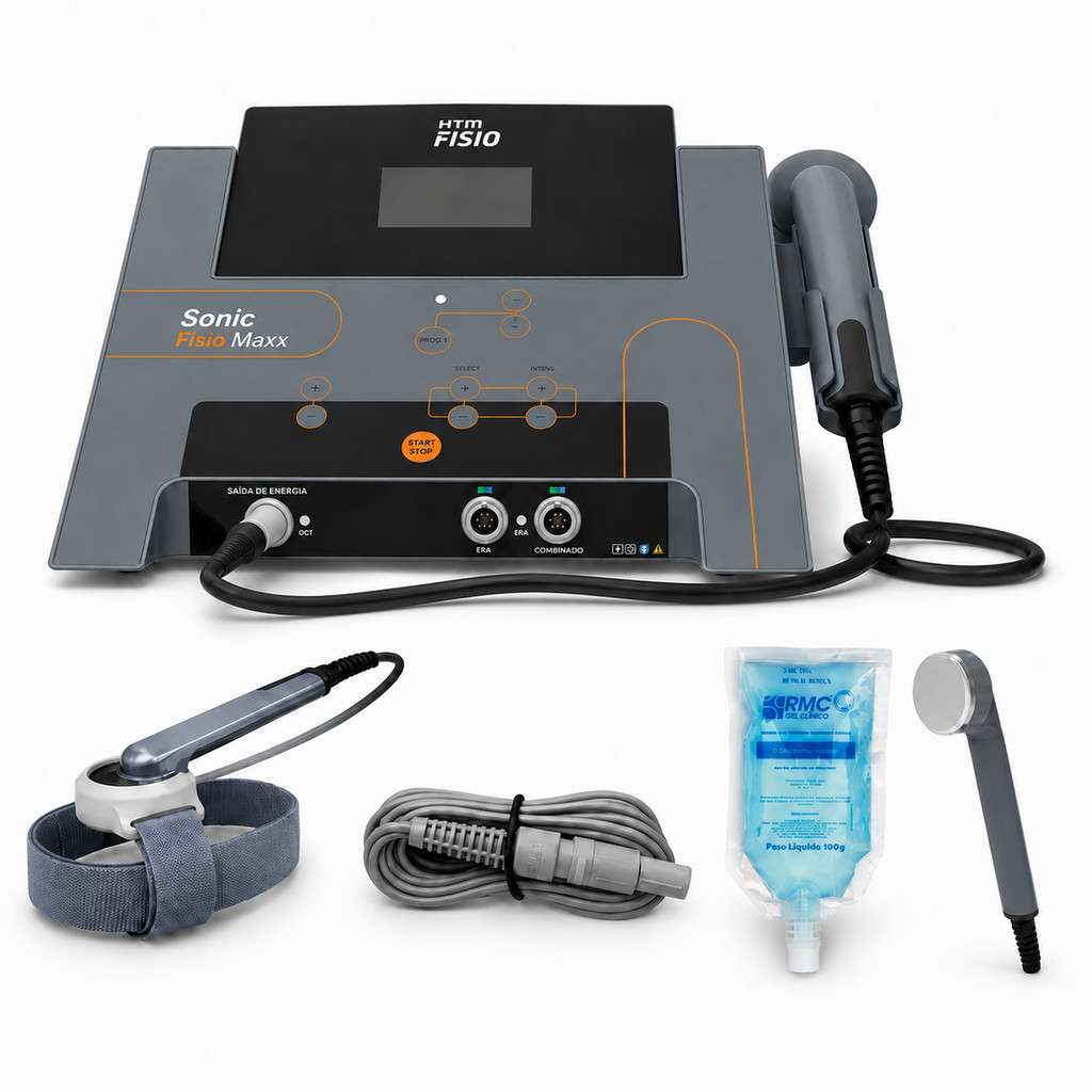 Sonic Fisio Maxx – Aparelho de Ultrassom Terapêutico 1 e 3 MHz  – HTM