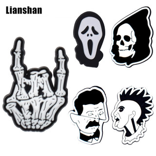 Amortecedor de tênis dos desenhos animados Halloween amortecedor Silicone raquete de tênis partículas à prova de choque 