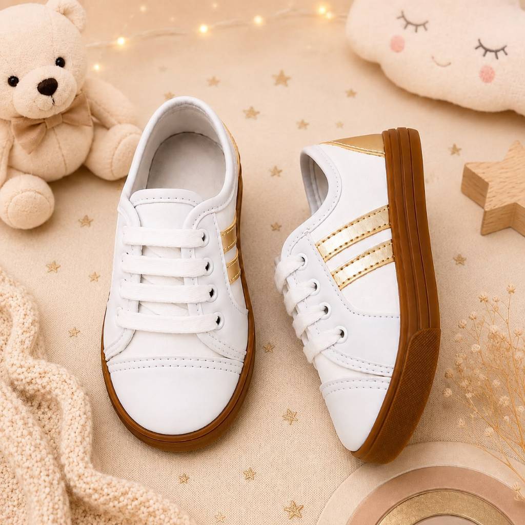 Tênis Infantil Menina Confortável Escolar Casual Feminino Criança Promoção Lançamento Original