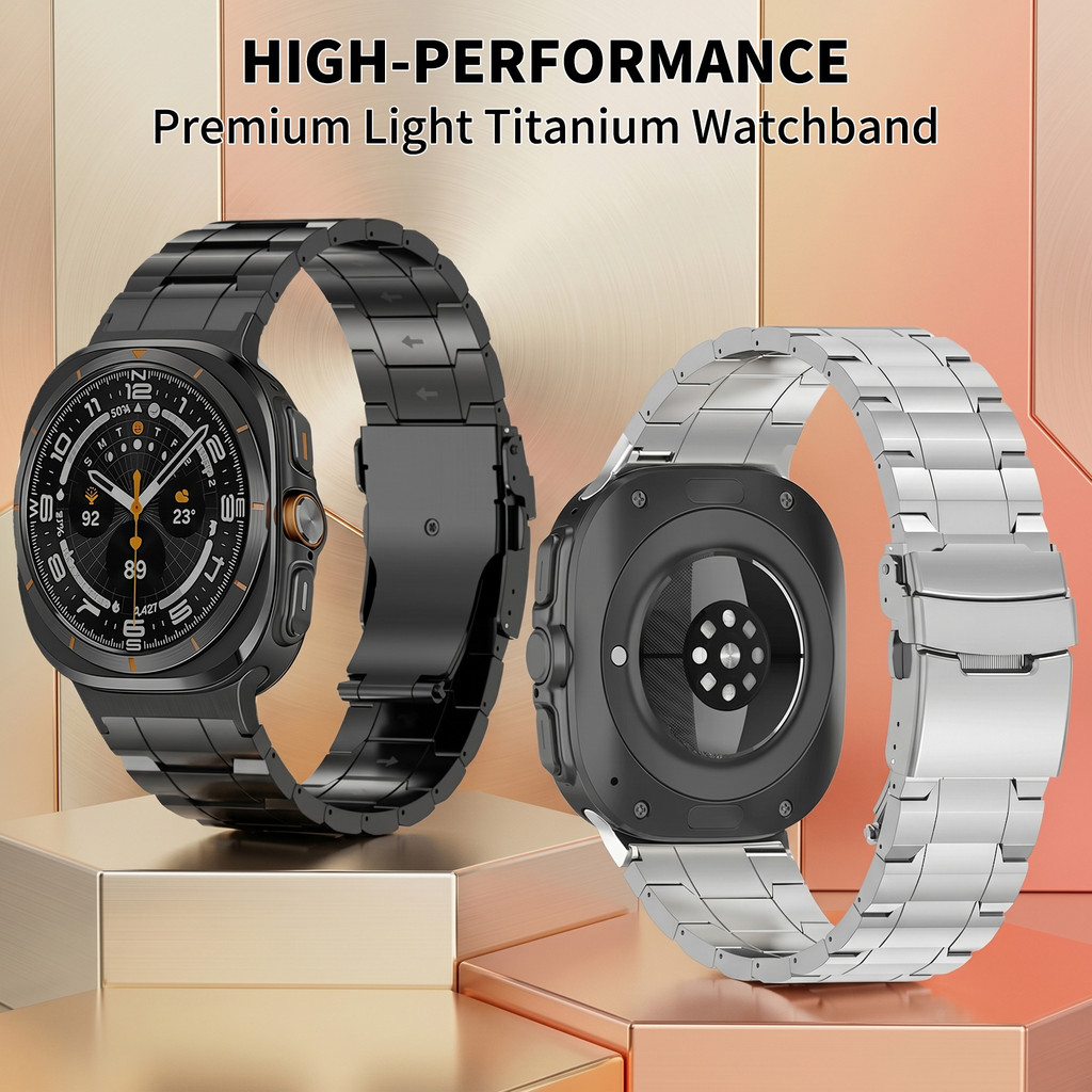 Pulseira De Titânio Leve Premium Para Galaxy Watch 9 8 Clássico Samsung Ultra 2 