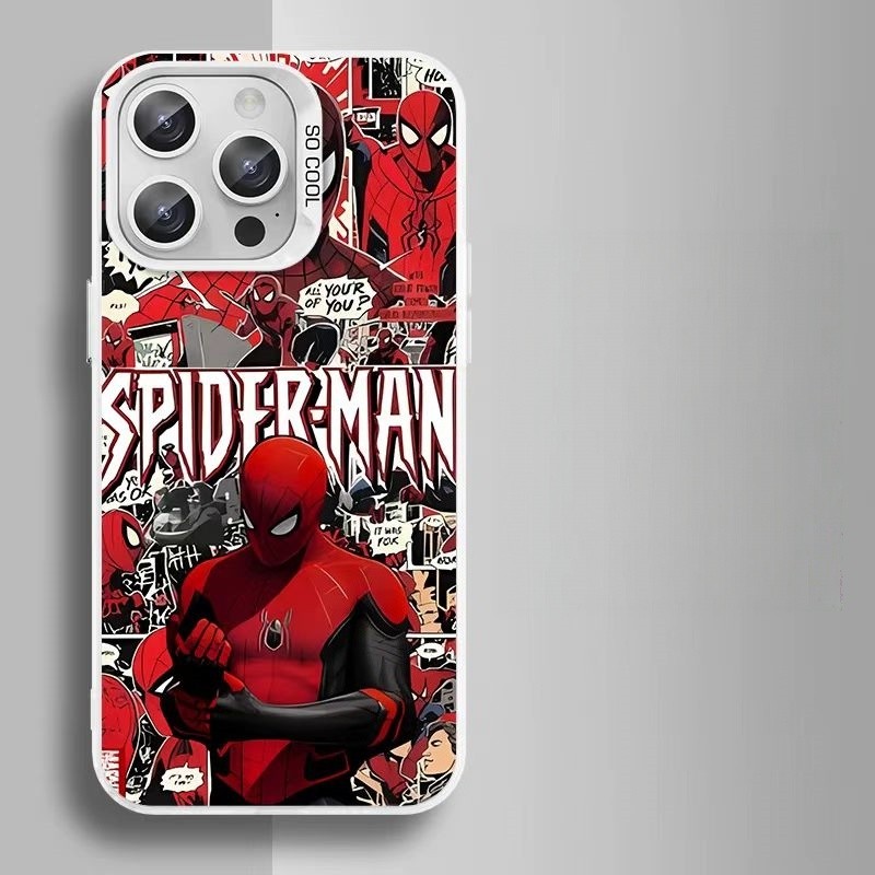 Capa padrão Homem-Aranha criativa para Samsung A56 A55 A54 A53 A17 A07 A16 A06 A34 A15 A14 A36 A35 A34 A22 A05 A22
