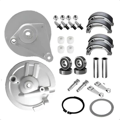 Par De Espelhos De Freio Titan 1983 Até 1999 Peças Lonas Rolamento Espaçador Eixo Braço Anel Trava