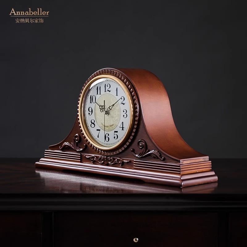 Relógio americano relógio de mesa sala estar Desktop grandes ornamentos criativos atmosférico pêndulo relógio cronometra