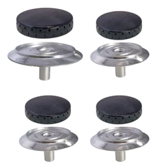 Kit 4 Bocas Para Fogão Continental Perfetto 1 Gd + 3 Pq