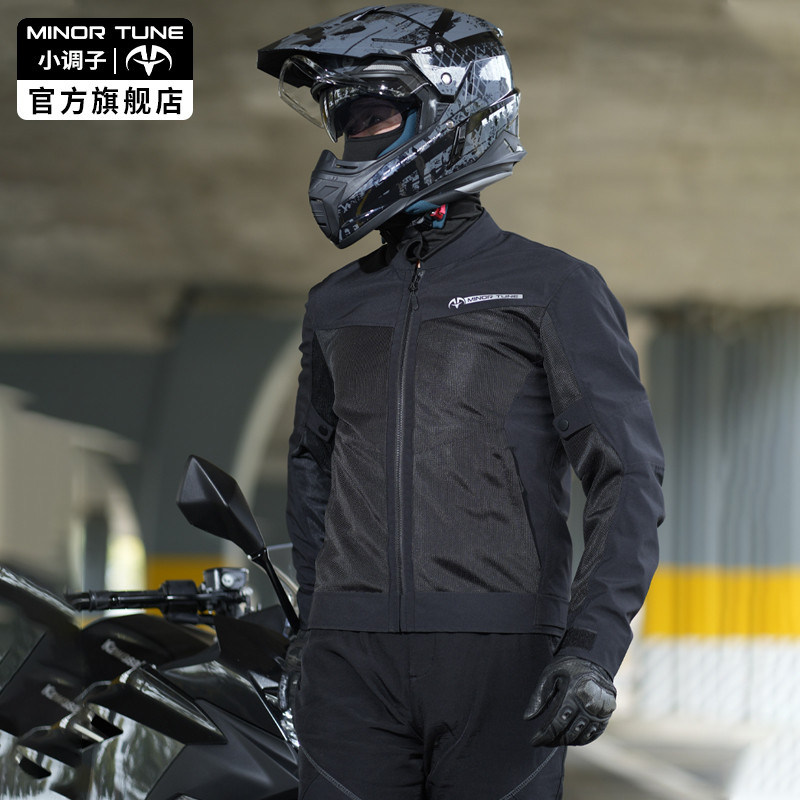 Pequeno tom menor TUNE fumaça verão motocicleta ciclismo camisa masculina respirável resistente a choques roupas blindad