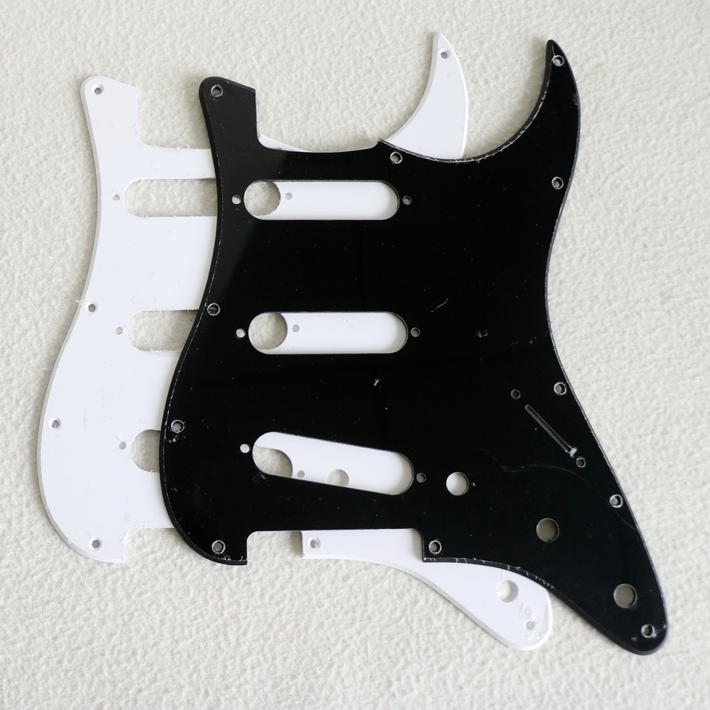 Dongli 3 camadas de uma camada branca Strat guitarra elétrica guarda 3 único padrão americano 11 unhas ST guarda SQ pret