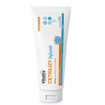 Creme 120g Pomada Preventiva de Assaduras para Bebê e Infantil Hidratação 48Horas Pele Delicada Vitalizy