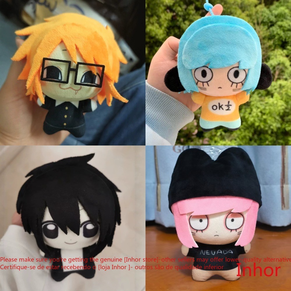 10cm Randall's Friends Chaveiro De Pelúcia Boneca Super Macia Randal Satoru NYON Brinquedo De Algodão Fofa Mochila Para 