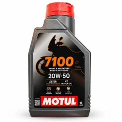 Óleo Motul 7100 20w50 1l Sintético Para Moto/quadriciclo