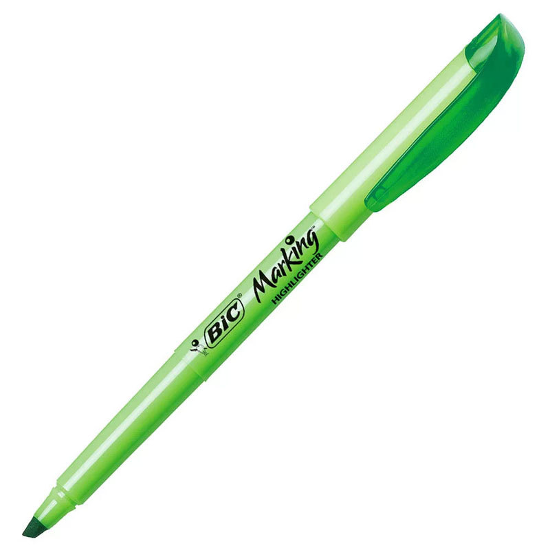 Pincel marca texto Marking Verde com 1 unidade Bic · foto 2