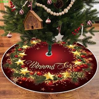 Saias Para Árvore De Natal KBOX , Tapete De Tamanho Grande De 90 Cm E 35 Pol . , Capa Redonda De Poliéster Pés