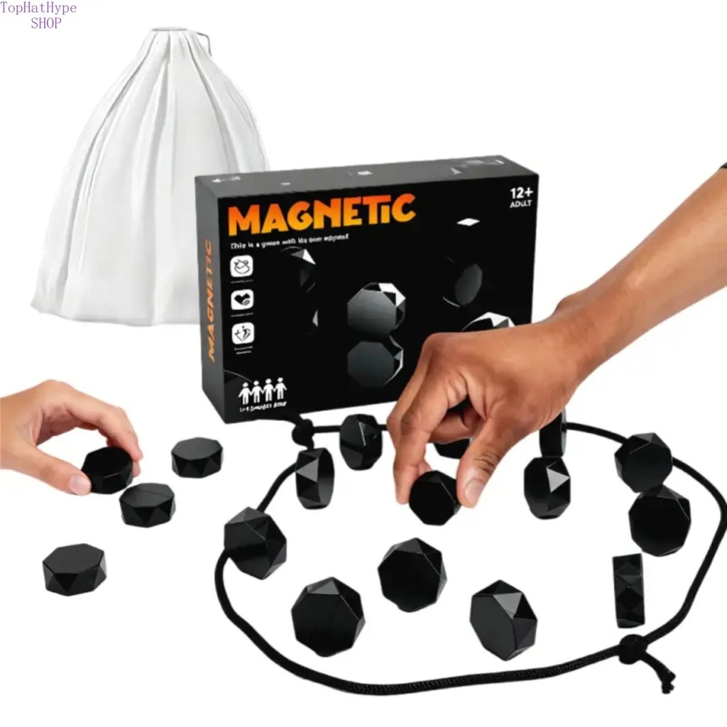 Jogo de Estratégia Magnético para Todas as Idades |   Jogo Viral, Jogo de Mesa para 2 Jogadores, Perfeito para Noites de