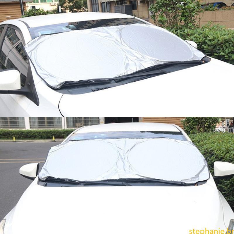 Melhor Sombra Janela Frontal Para Carros Parquedos Capa Pára-Brisa Dobrável Superfícies Nylon E Design F