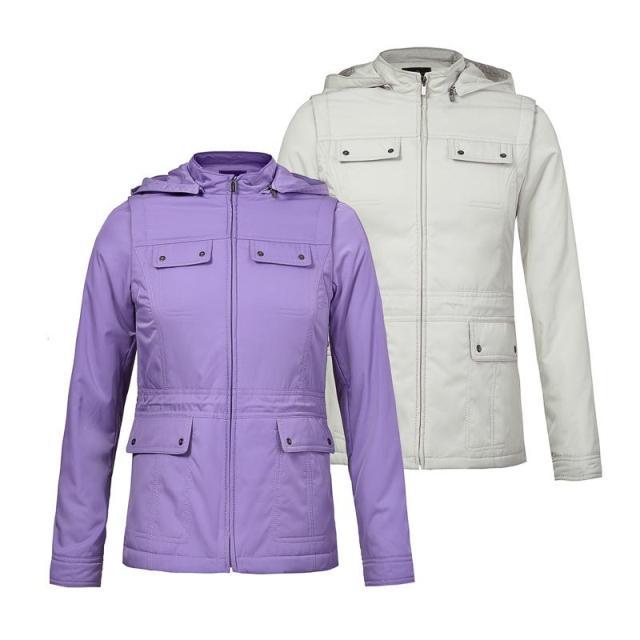 Boutique de roupas femininas femininas outono inverno estilo pedido Original capuz destacável Slim-fit All-match simples