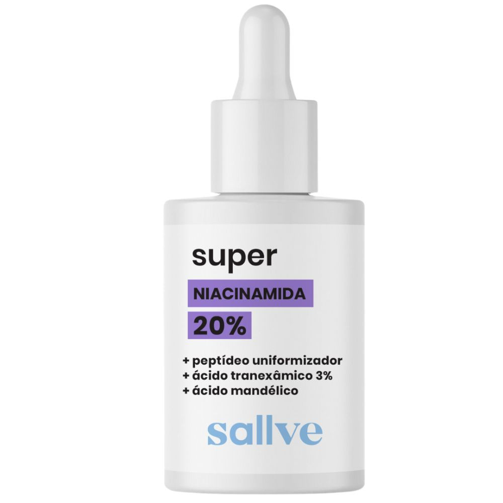 Niacinamida 20% Sallve Super Sérum Concentrado 30ml