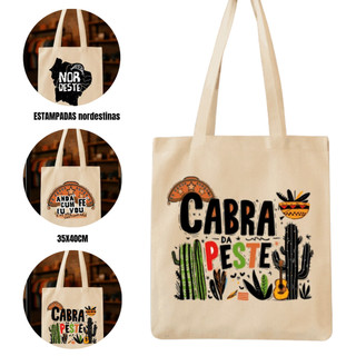 ECOBAGS ESTAMPADAS SORTIDAS NORDESTINAS - 35X40CM