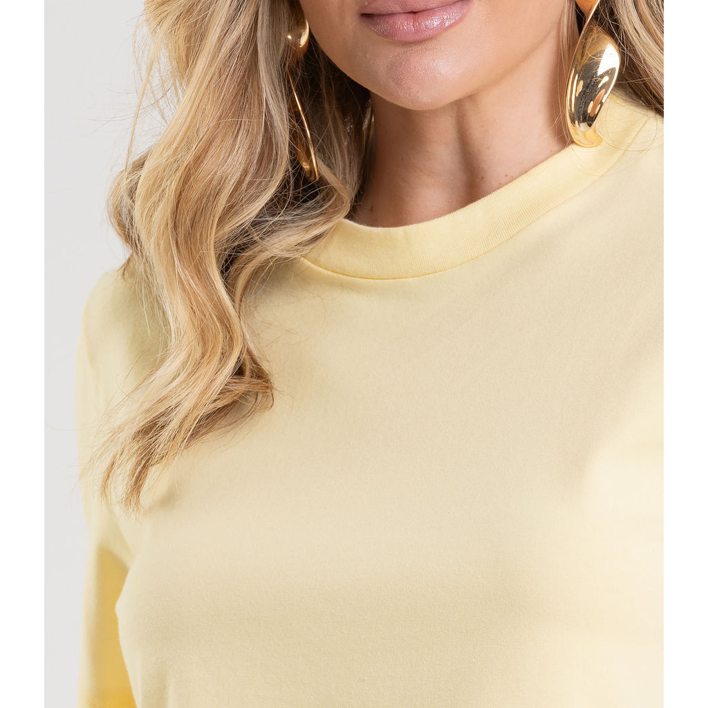 Blusa Feminina Lisa Dianna Amarelo — imagem 2 de 2