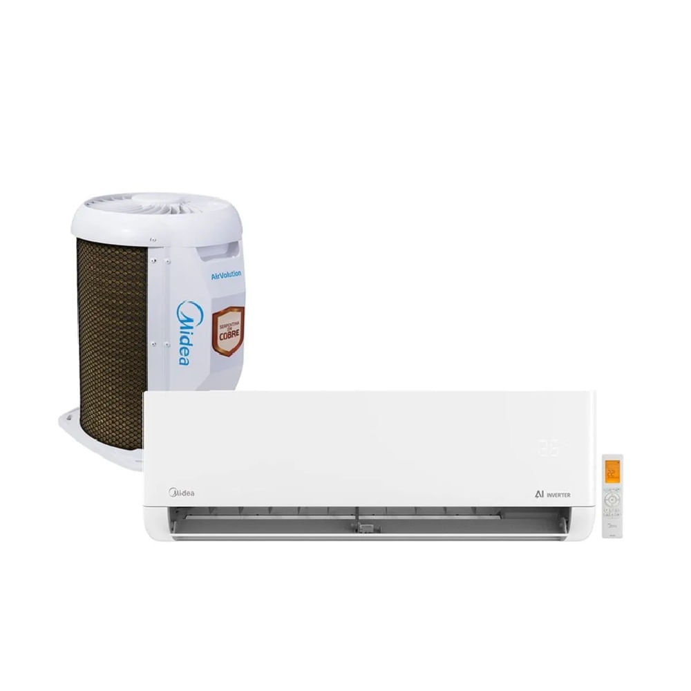 Ar Condicionado Split Midea Inverter AI AirVolution 18000 BTU/h Frio 42EFVCA18M5 - 220 Volts