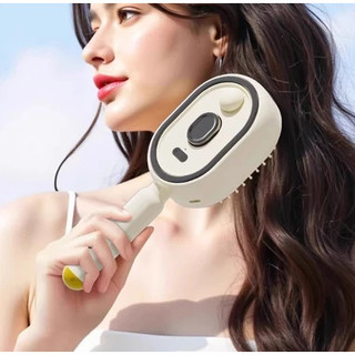 Escova de Cabelo a Vapor Portátil Alisadora Desembaraçadora Modeladora para Uso em Casa e…