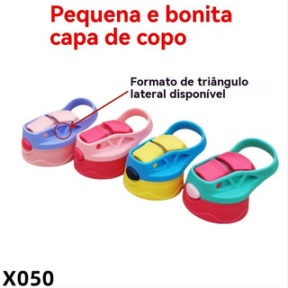 Life Store Wheat Field Xiaoliangzai Copo de palha para crianças com tampa, copo de água com canudo, acessórios para copo