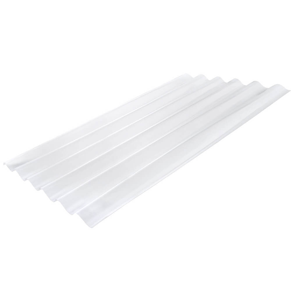 Telha Policarbonato Onda Alta Cristal 1,10 x 2,44 METROS - CA2A0800L - AJOVER