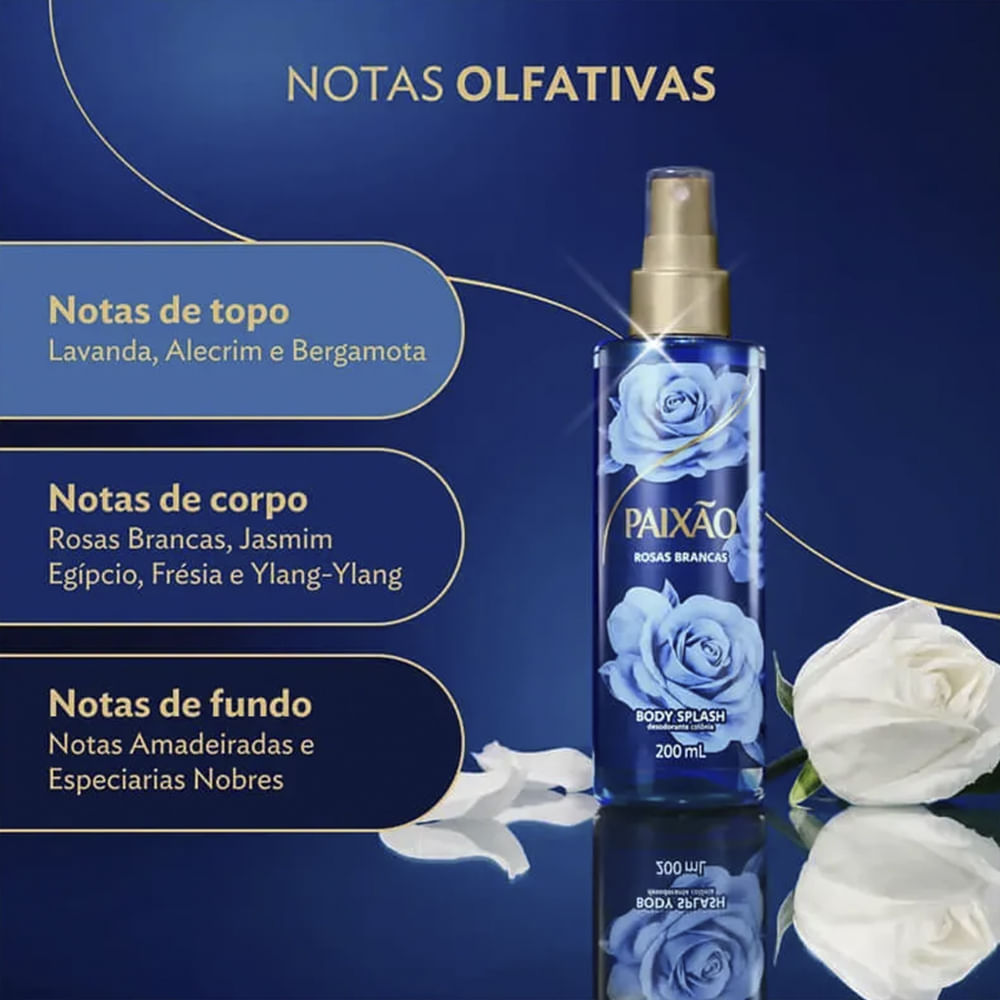 Body Splash Paixão Inspiradora Rosas Brancas 200ml · foto 2