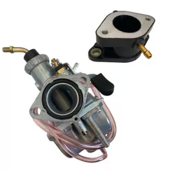 Kit Carburador Completo Coletor Admissão Suzuki Yes 125 2004 Até 2007
