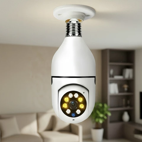 Câmera De Segurança Wifi Com Microfone E Alto-falante Visão Noturna, 360°via   App: PixLink-cam Não tem imagens colorida
