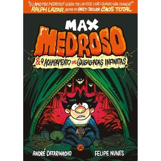 Livro Max Medroso e o acampamento das gargalhadas infinitas