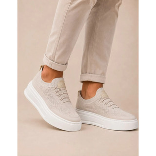 Tênis Meia Knit Masculino Palmilha Em Gel Casual Respirável