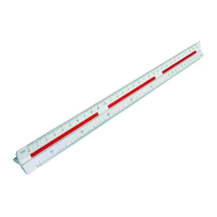 Escalímetro triangular 320x25mm 7830-2 Trident